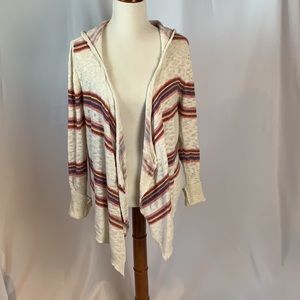 American Rag Striped cardigan Sweater medium
